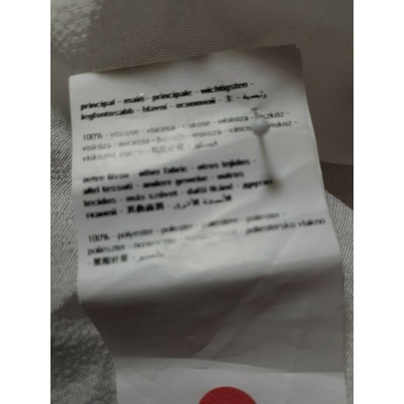 Promod  Cami Tank Top White Cream Criss Cross Size 6 - Picture 9 of 10